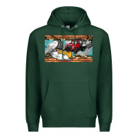 Sports Green snow truck sippy cup Premium Hoodie - Artiststas