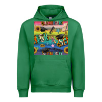 Emerald graduation seamless pattern Urban Hoodie - BundleAndBundleShop