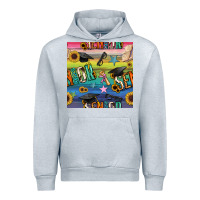Heather Grey graduation seamless pattern Urban Hoodie - BundleAndBundleShop