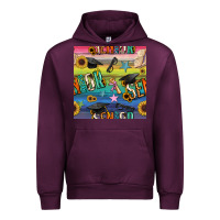 Mauve Wine graduation seamless pattern Urban Hoodie - BundleAndBundleShop