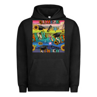 Pigment Black graduation seamless pattern Urban Hoodie - BundleAndBundleShop