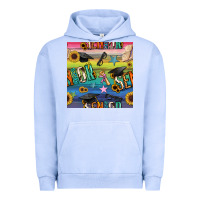 Pigment Grape Ice graduation seamless pattern Urban Hoodie - BundleAndBundleShop