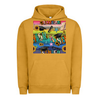 Pigment Peanut Butter graduation seamless pattern Urban Hoodie - BundleAndBundleShop