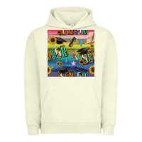 Pigment Pistachio graduation seamless pattern Urban Hoodie - BundleAndBundleShop