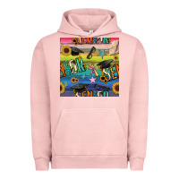 Pigment Salmon graduation seamless pattern Urban Hoodie - BundleAndBundleShop