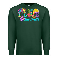Sports Green i love summer Premium Sweatshirt - texasbilliewilder