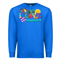 True Royal i love summer Premium Sweatshirt - texasbilliewilder