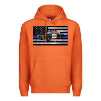 Thin Blue Line Police Car Sippy Cup Premium Hoodie | Teevron