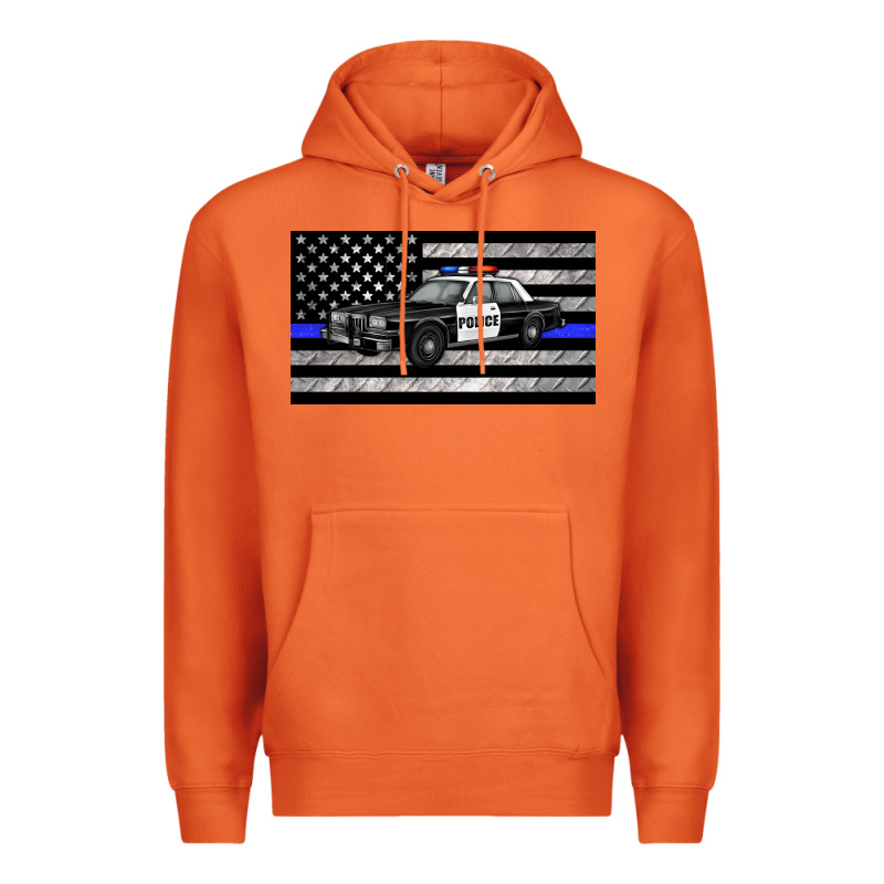 Thin Blue Line Police Car Sippy Cup Premium Hoodie by Artiststas | Teevron
