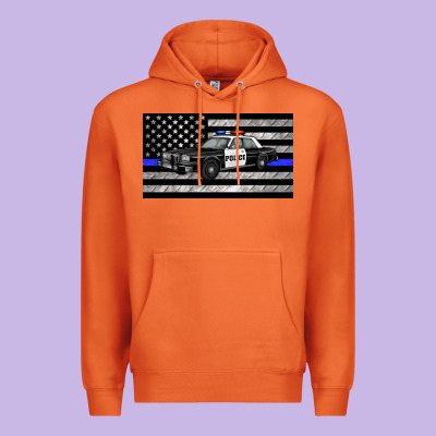 Thin Blue Line Police Car Sippy Cup Premium Hoodie Designed By Artiststas