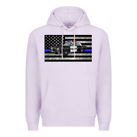 Lilac thin blue line police car sippy cup Premium Hoodie - Artiststas