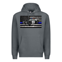 Rock thin blue line police car sippy cup Premium Hoodie - Artiststas