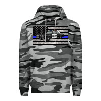 Slate Camo thin blue line police car sippy cup Premium Hoodie - Artiststas