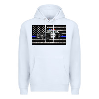 White thin blue line police car sippy cup Premium Hoodie - Artiststas