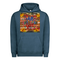 Pigment Midnight Navy all american girl Urban Hoodie - Artiststas