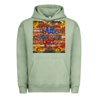 Pigment Oil Green all american girl Urban Hoodie - Artiststas