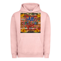 Pigment Salmon all american girl Urban Hoodie - Artiststas
