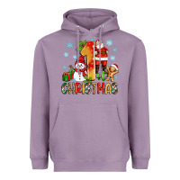 Lavender 1st christmas santa and snowman Heavyweight Hoodie - Zillion Design Studio