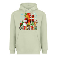 Matcha 1st christmas santa and snowman Heavyweight Hoodie - Zillion Design Studio