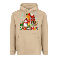 Mushroom 1st christmas santa and snowman Heavyweight Hoodie - Zillion Design Studio