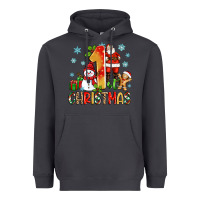 Smoke 1st christmas santa and snowman Heavyweight Hoodie - Zillion Design Studio