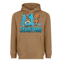 Toasted Coconut 1st christmas gingerbread boy Heavyweight Hoodie - Zillion Design Studio