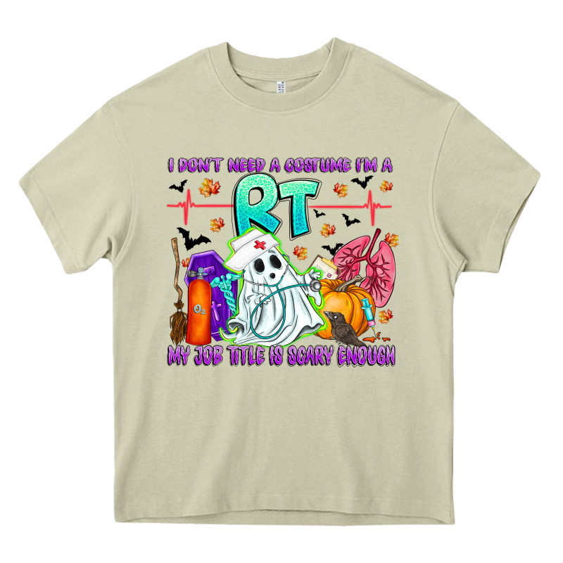 Respiratory Therapist Halloween Humor Heavy Core Tee by CowhideDigitalArt | Teevron