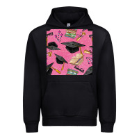 Foreset Green pink glitter graduation seamless pattern Urban Hoodie - BundleAndBundleShop