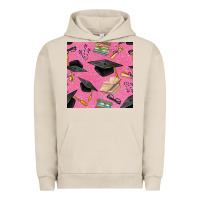 Pigment French Oak pink glitter graduation seamless pattern Urban Hoodie - BundleAndBundleShop
