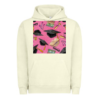 Pigment Pistachio pink glitter graduation seamless pattern Urban Hoodie - BundleAndBundleShop