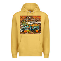 Antique Gold grateful thankful blessed Premium Hoodie - JahusDesignShop