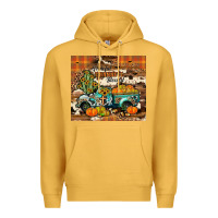 Mustard grateful thankful blessed Premium Hoodie - JahusDesignShop