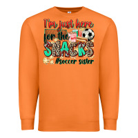 Carrot i'm just here for the snacks #soccer sister Premium Sweatshirt - Zillion Design Studio