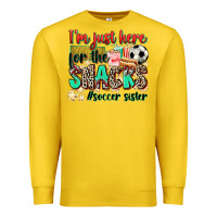 Lemon i'm just here for the snacks #soccer sister Premium Sweatshirt - Zillion Design Studio