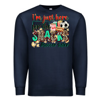 Navy i'm just here for the snacks #soccer sister Premium Sweatshirt - Zillion Design Studio