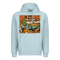 Blue Mist grateful thankful blessed Premium Hoodie - JahusDesignShop