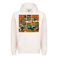 Pale Pink grateful thankful blessed Premium Hoodie - JahusDesignShop