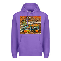 Purple grateful thankful blessed Premium Hoodie - JahusDesignShop