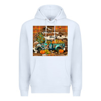 White grateful thankful blessed Premium Hoodie - JahusDesignShop