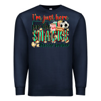 Navy i'm just here for the snacks #soccer  brother Premium Sweatshirt - Zillion Design Studio