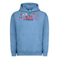 Pigment Pebble Blue medical assistant elements Urban Hoodie - AdoDesignShop
