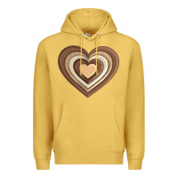 Antique Gold melanin heart Premium Hoodie - AdoDesignShop
