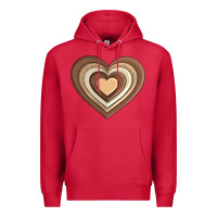 Cardinal melanin heart Premium Hoodie - AdoDesignShop
