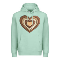 Seafoam melanin heart Premium Hoodie - AdoDesignShop