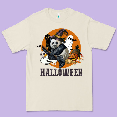 Hallowen Panda Premium Tee Designed By Lillyallendesigns
