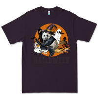 Plum hallowen panda Premium Tee - LillyAllenDesigns