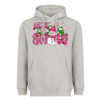 Moon Dust pink christmas let it snow Heavyweight Hoodie - Zillion Design Studio