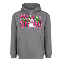 Storm pink christmas let it snow Heavyweight Hoodie - Zillion Design Studio