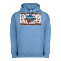 Pigment Pebble Blue all american girl Urban Hoodie - Artiststas