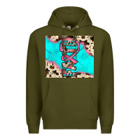 Army Green faith Premium Hoodie - JahusDesignShop
